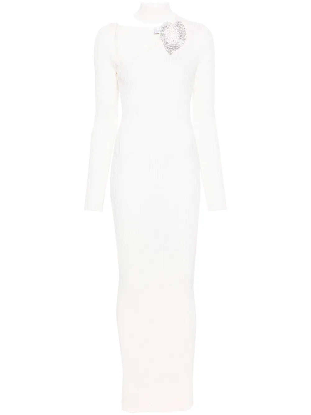 Crystal-Embellished Knitted Dress