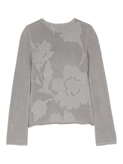 Heva Crochet-Knit Jumper