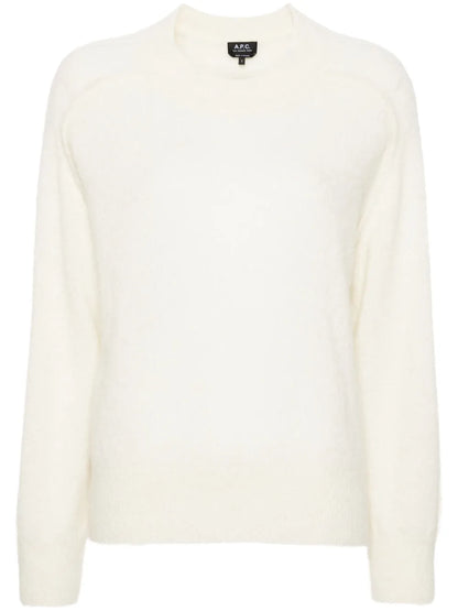 Seam-Detail Wool Blend Jumper