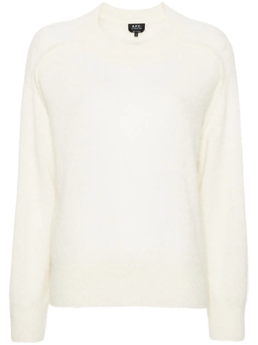 Seam-Detail Wool Blend Jumper