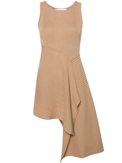 Volant Asymmetric Peplum Top