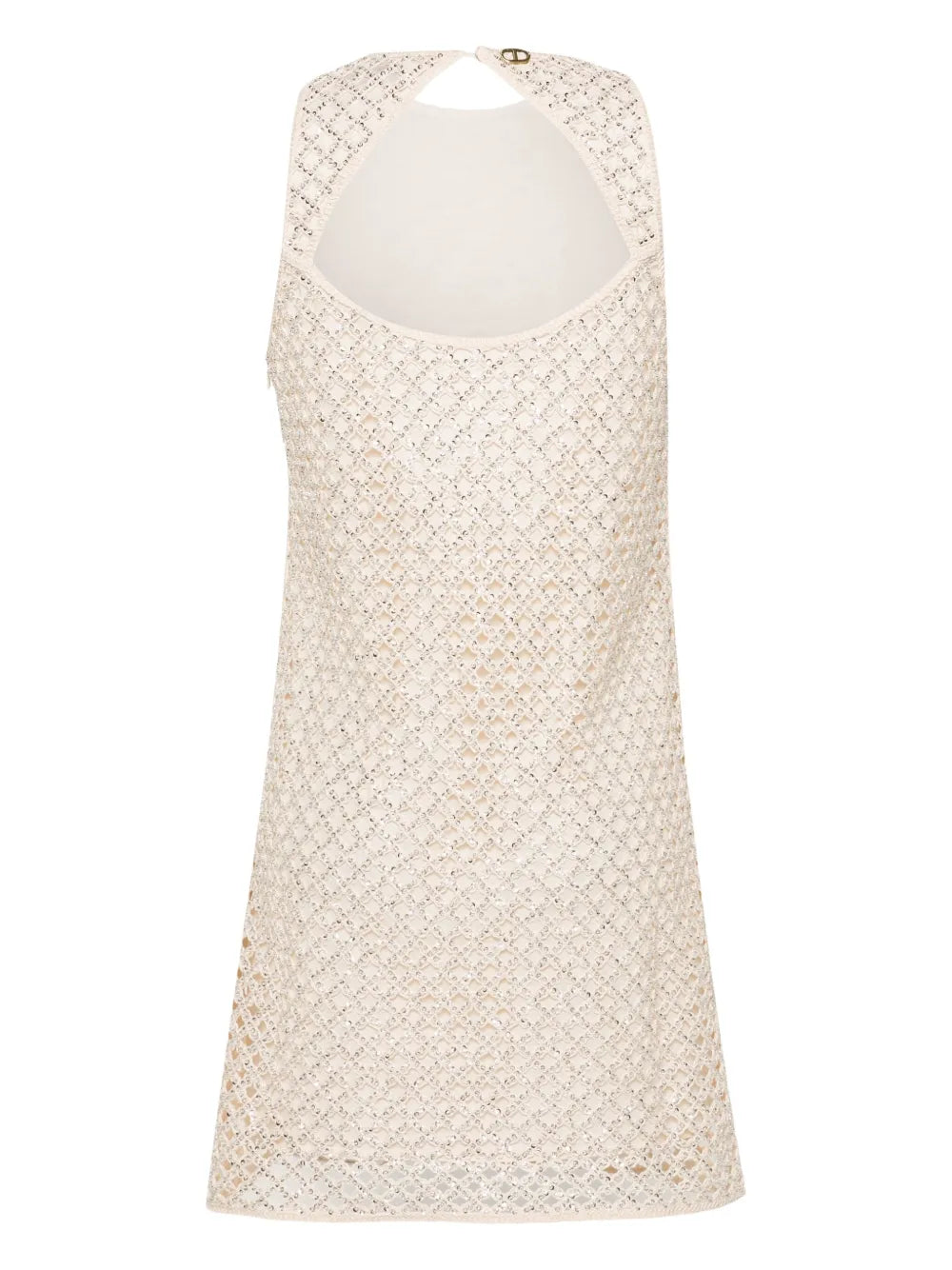Beaded Mesh Minidress