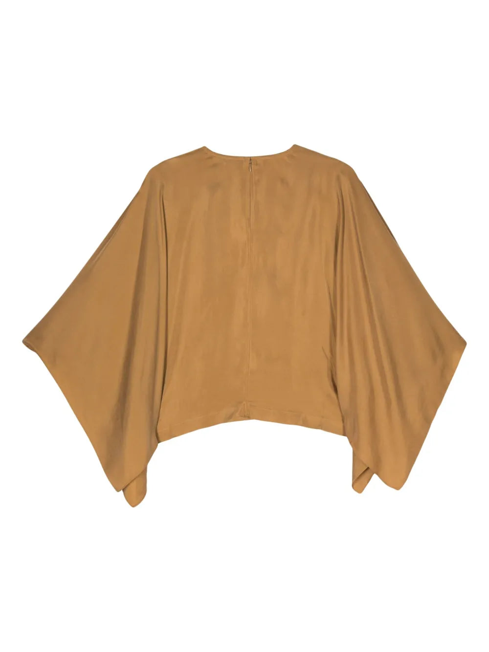 Wide Open-Sleeves Blouse