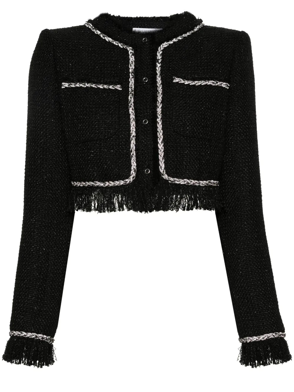 Cropped Bouclé Jacket