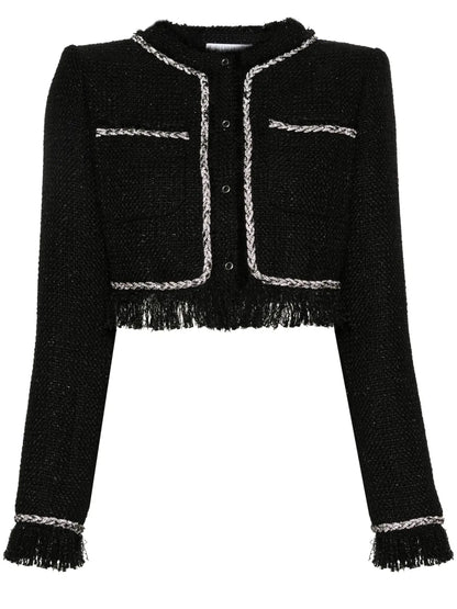 Cropped Bouclé Jacket