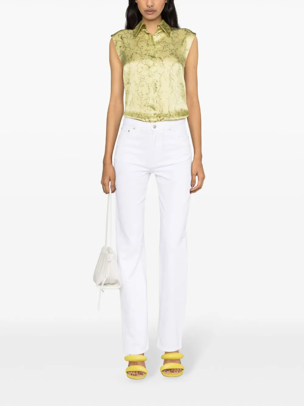 Mid-Rise Straight-Leg Jeans