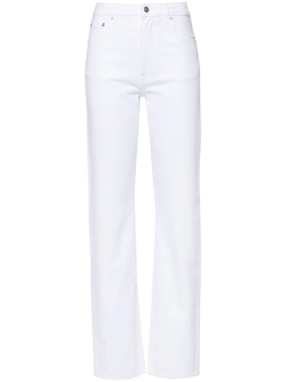 Mid-Rise Straight-Leg Jeans