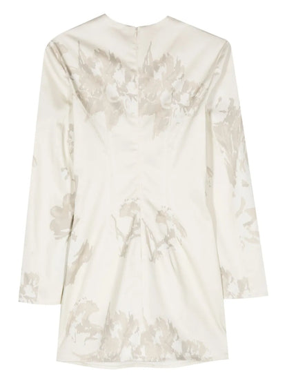 Floral-Print Mini Dress