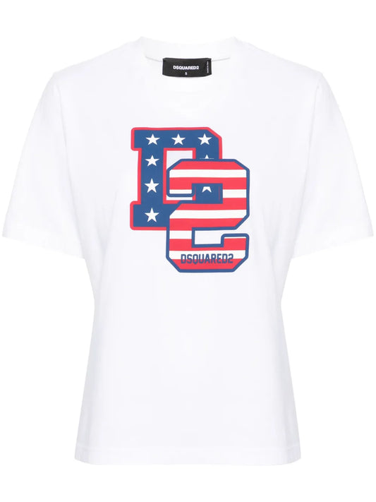 Logo-Print Cotton T-Shirt