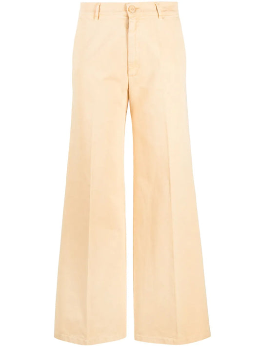 High-Waist Wide-Leg Trousers