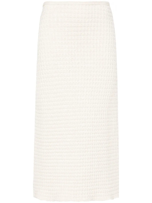 Waffle-Knit Skirt
