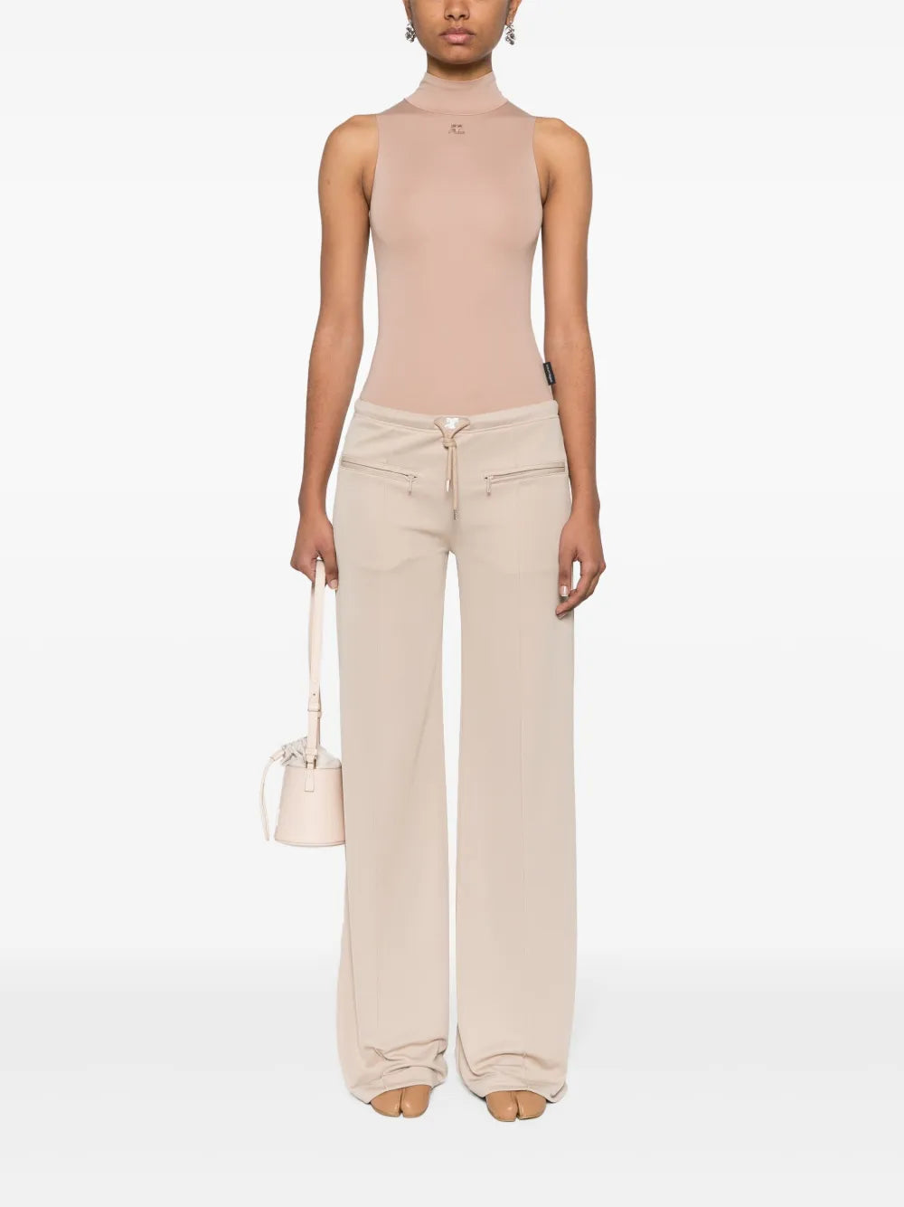 Logo-Patch Ribbed Trousers