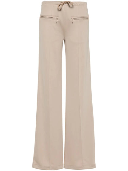 Logo-Patch Ribbed Trousers