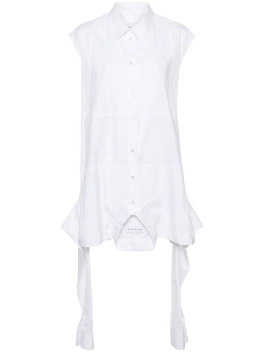Upside Down Midi Shirt Dress