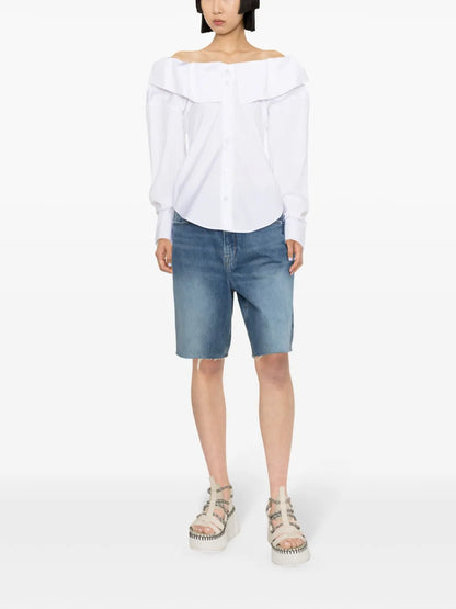 Couture Off-Shoulder Shirt