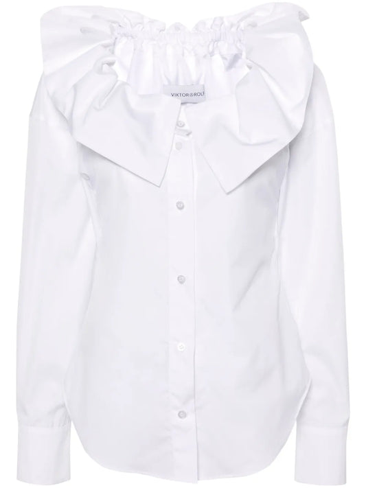 Couture Off-Shoulder Shirt