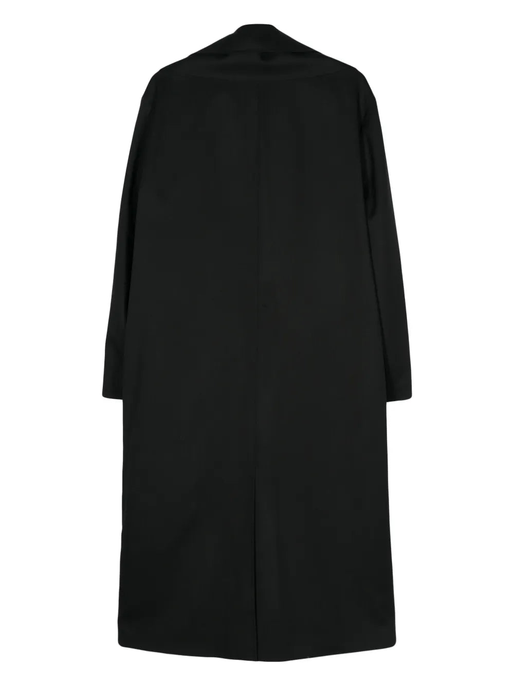 Double-Breasted Wool Midi Coat