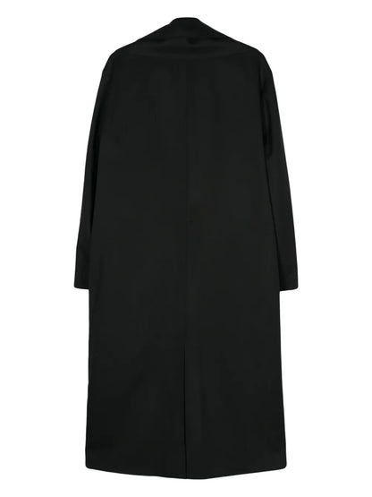 Double-Breasted Wool Midi Coat
