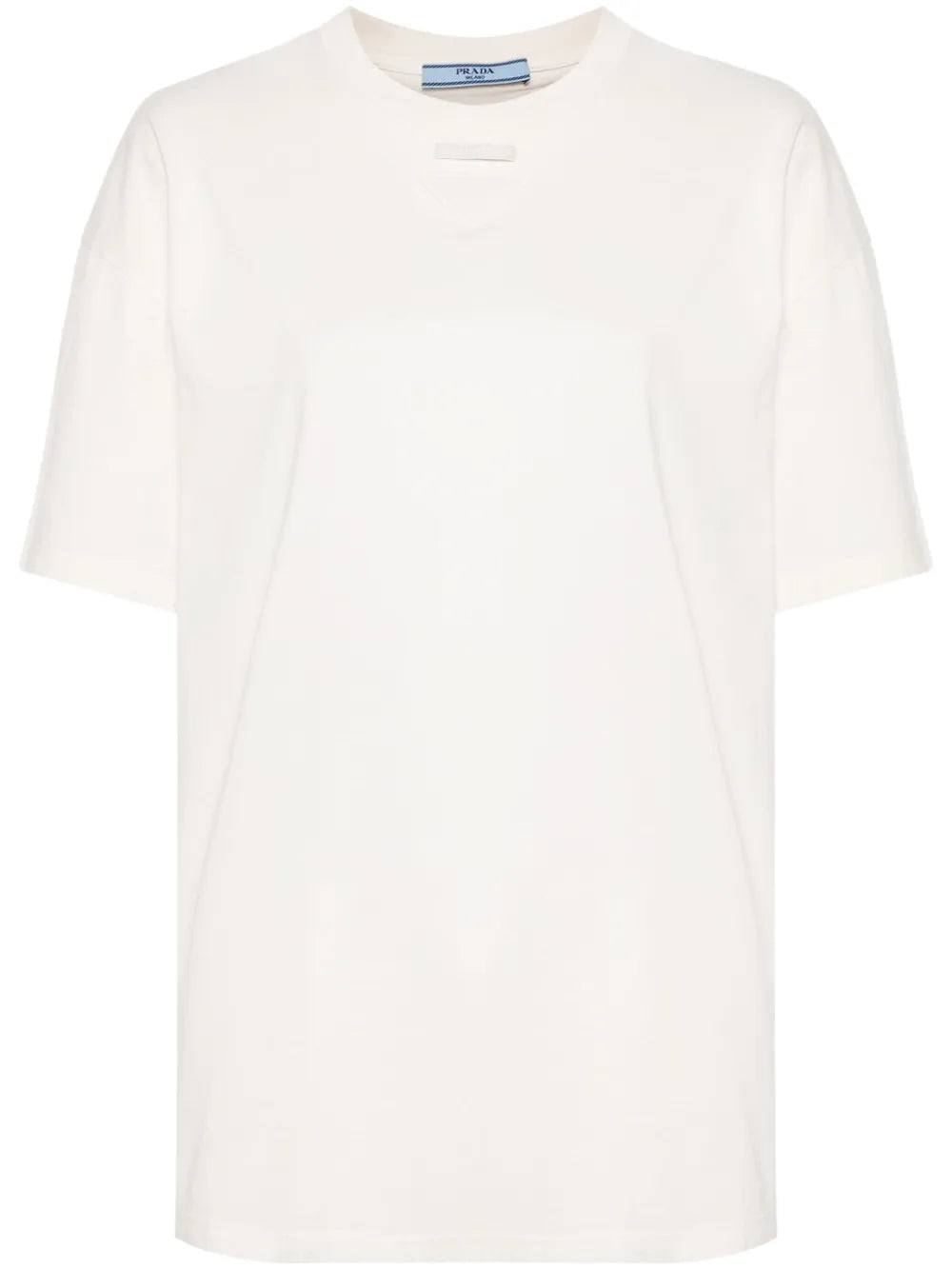 Embroidered Triangle-Logo T-Shirt