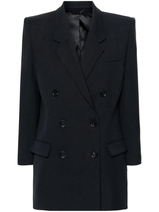 Robine Double-Breasted Cotton Blazer