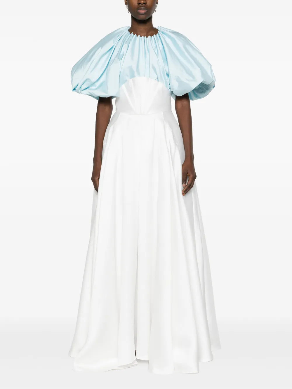 Pleated Flared Dress Set