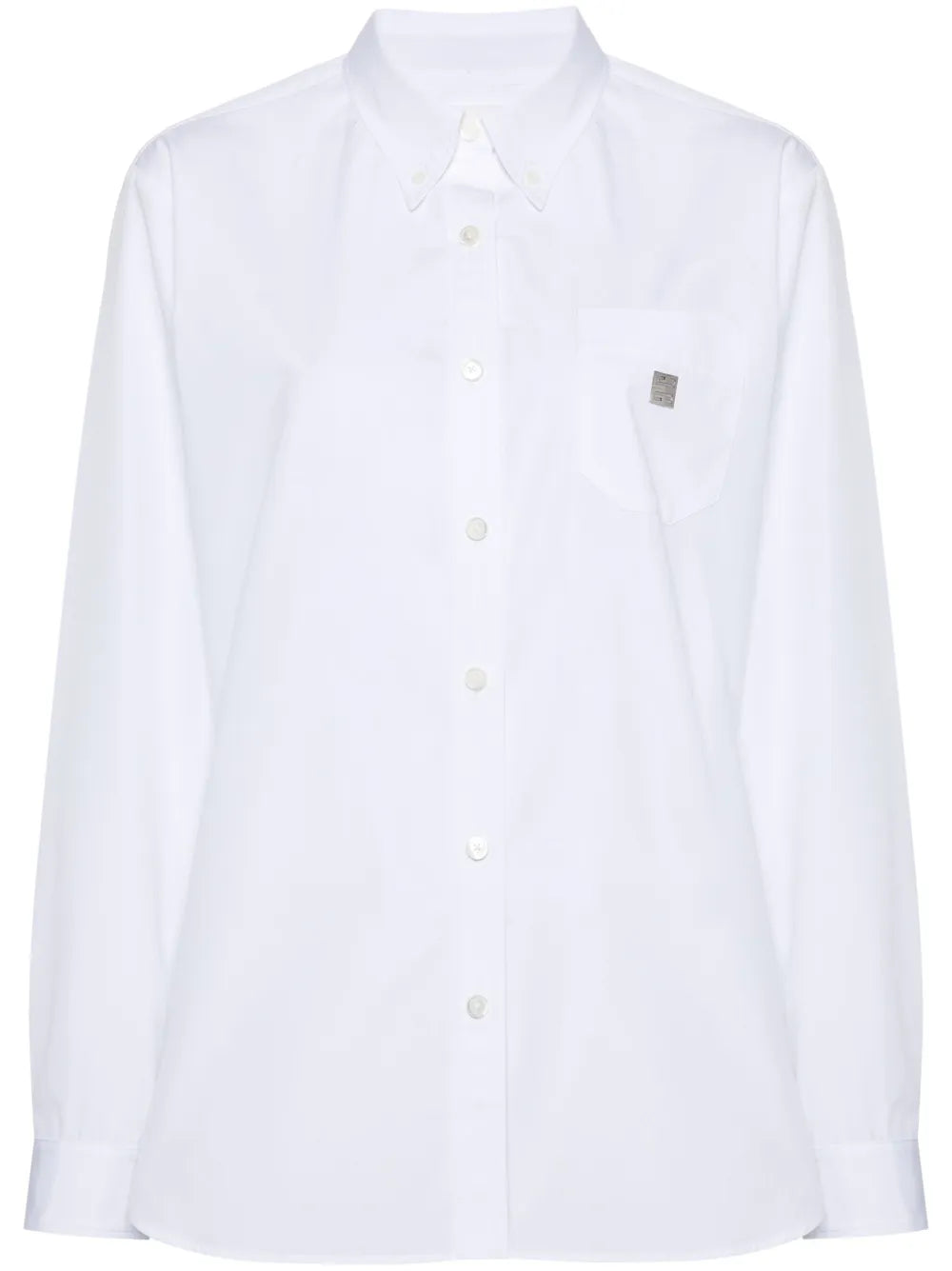 4G-Plaque Cotton Shirt