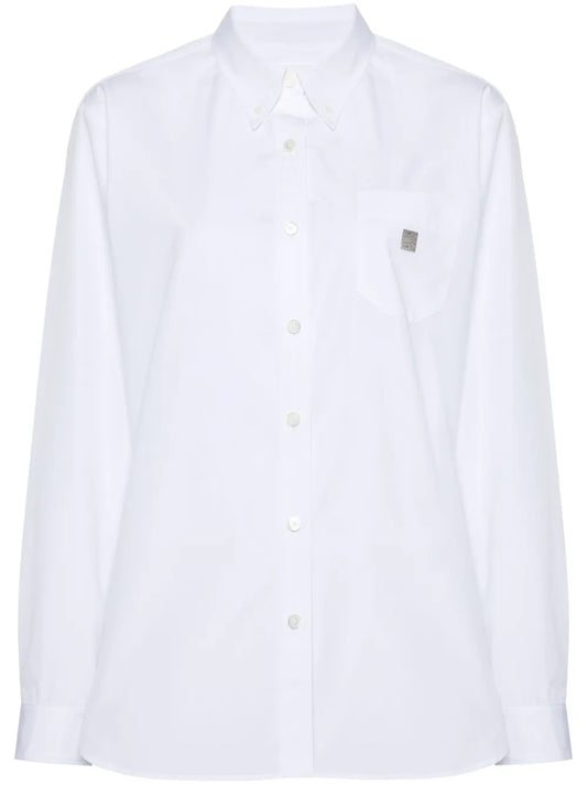 4G-Plaque Cotton Shirt