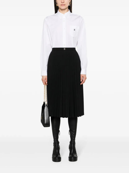 4G-Plaque Cotton Shirt