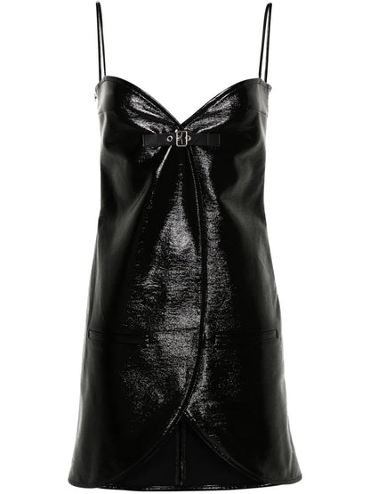 Ellipse Crinkled Mini Dress