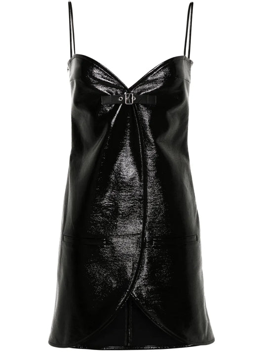 Ellipse Crinkled Mini Dress