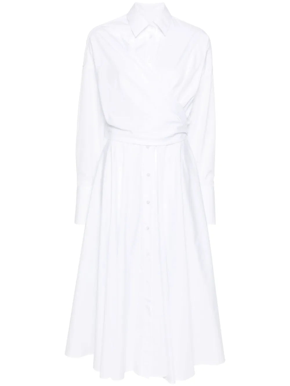 Shirt Wrap Maxi Dress