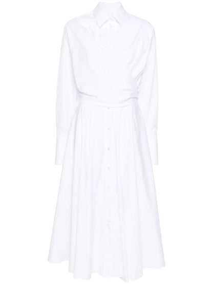 Shirt Wrap Maxi Dress