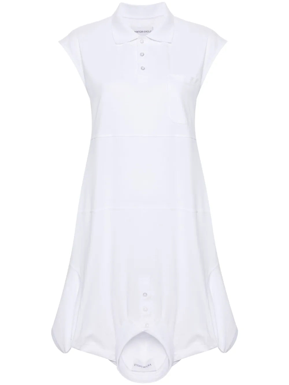 Upside Down Polo Shirtdress
