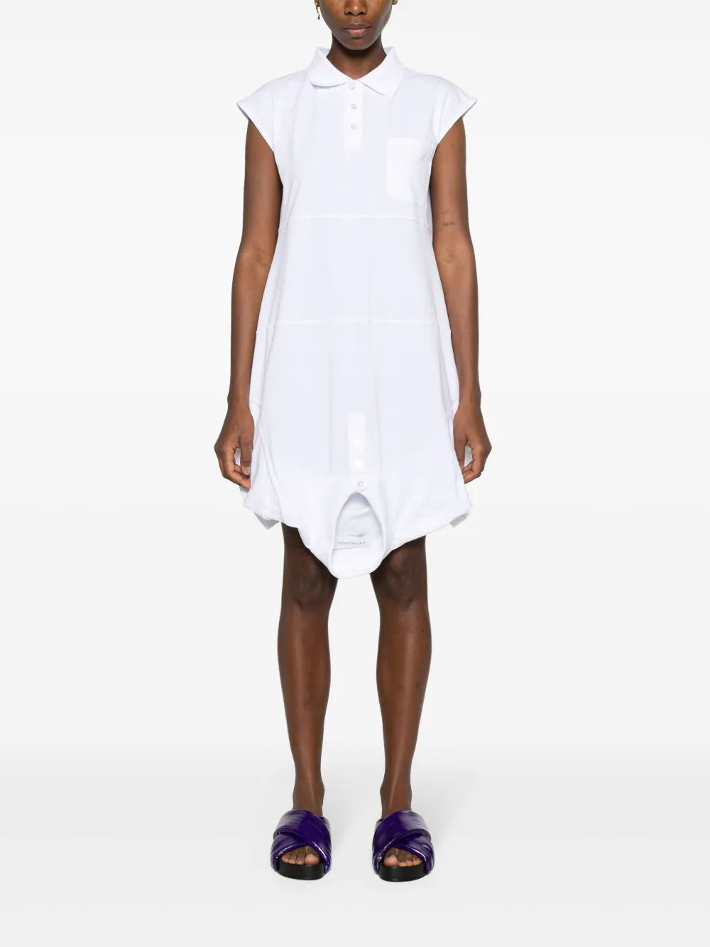 Upside Down Polo Shirtdress