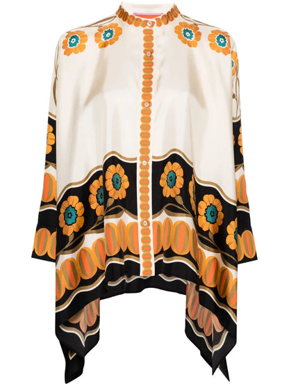 Daisy Chain Silk Blouse