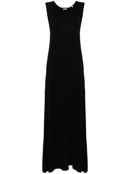 Fine-Knit Maxi Shift Dress