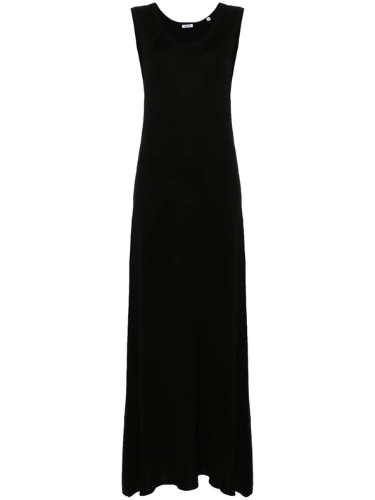 Fine-Knit Maxi Shift Dress