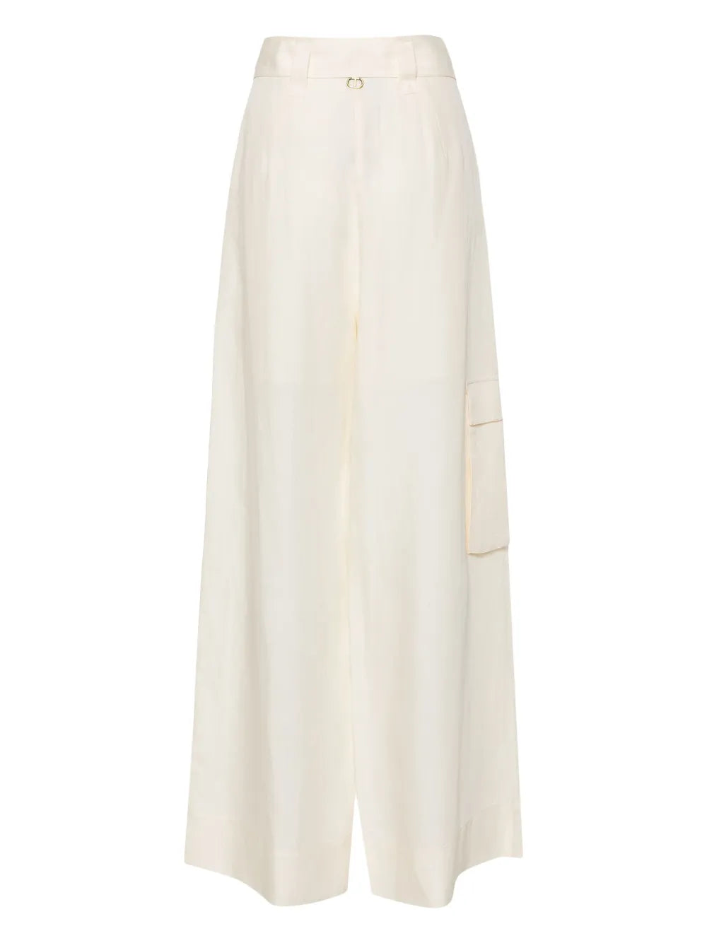 Belted Wide-Leg Trousers