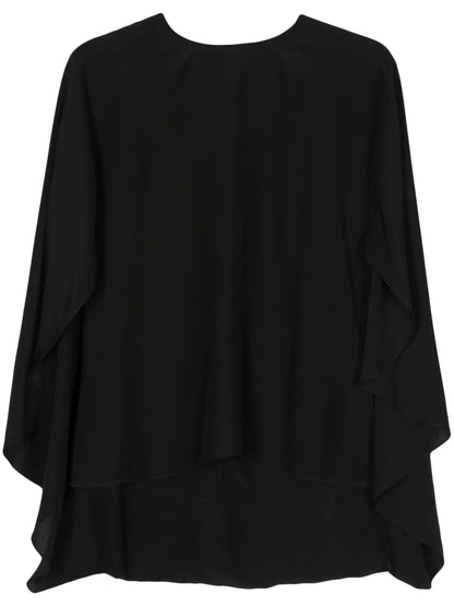 Cape-Inspired Blouse