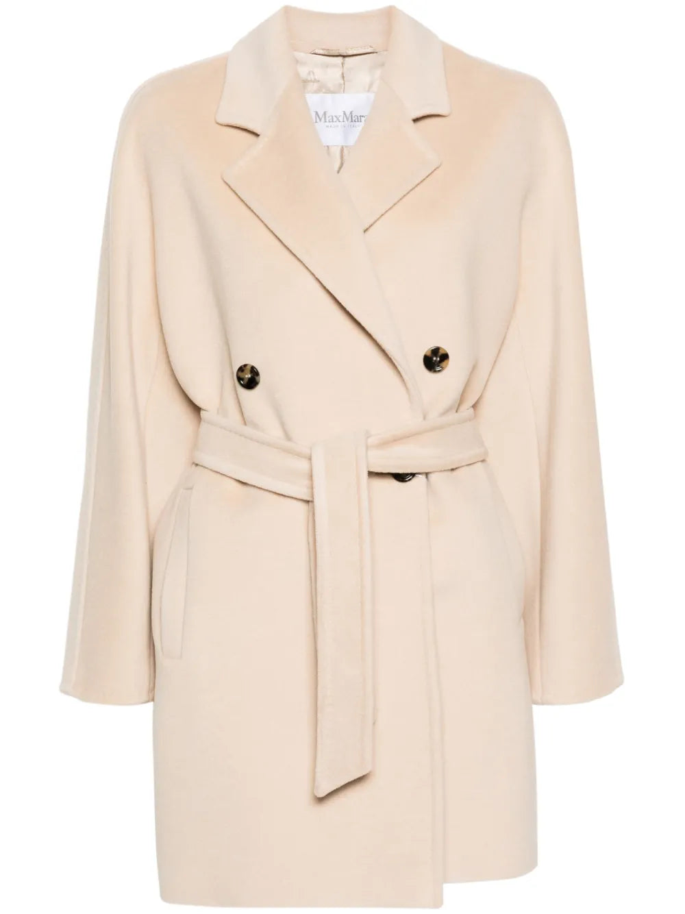 Wool-Blend Double-Breasted Coat