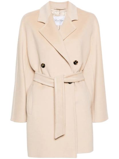 Wool-Blend Double-Breasted Coat