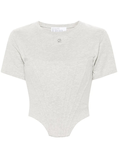 Corset-Layer Cotton T-Shirt