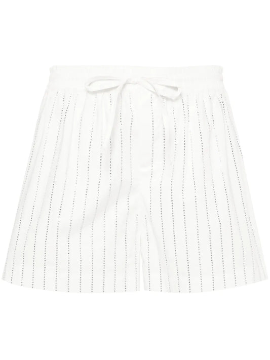 Rhinestone-Embellished Shorts