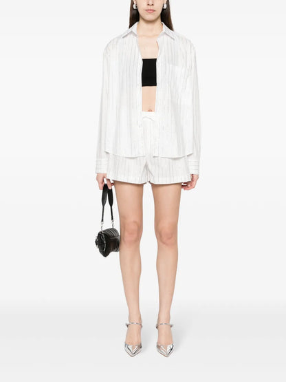 Rhinestone-Embellished Shorts