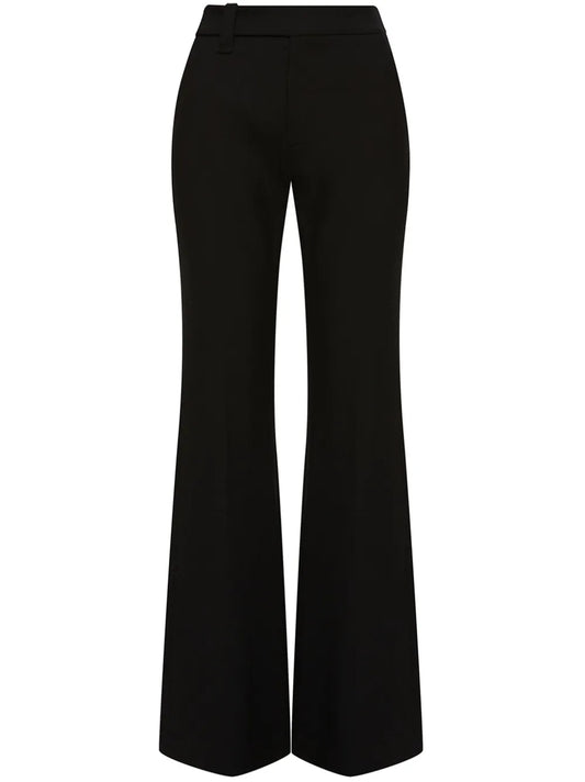 High-Waisted Flared Trousers