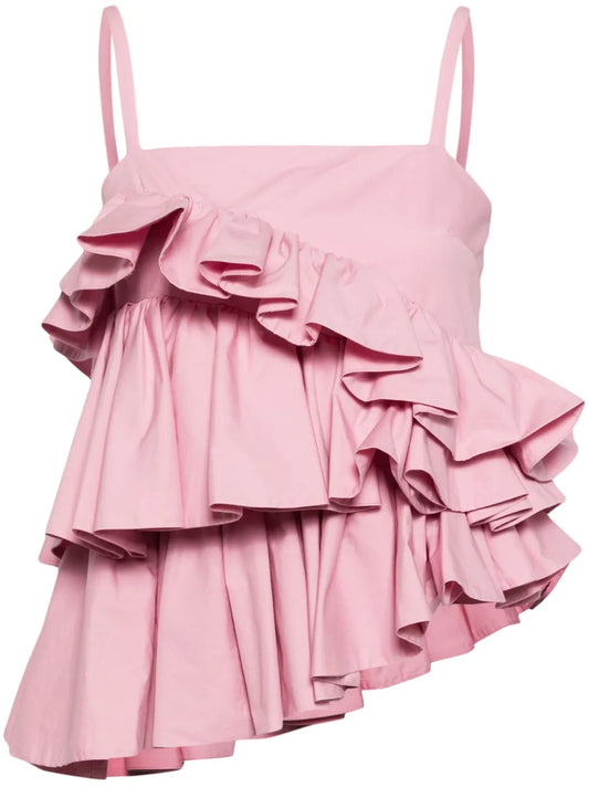 Asymmetric Ruffle Top