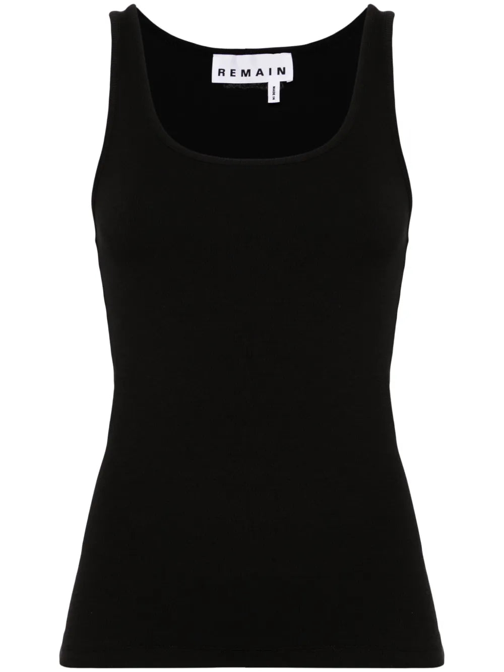 Scoop-Neck Ribbed Tank Top