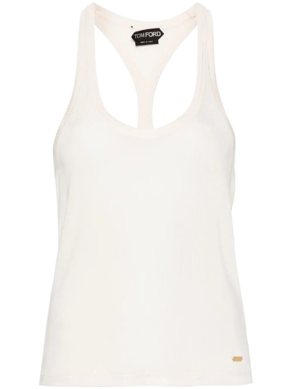Ribbed-Knit Racerback Top