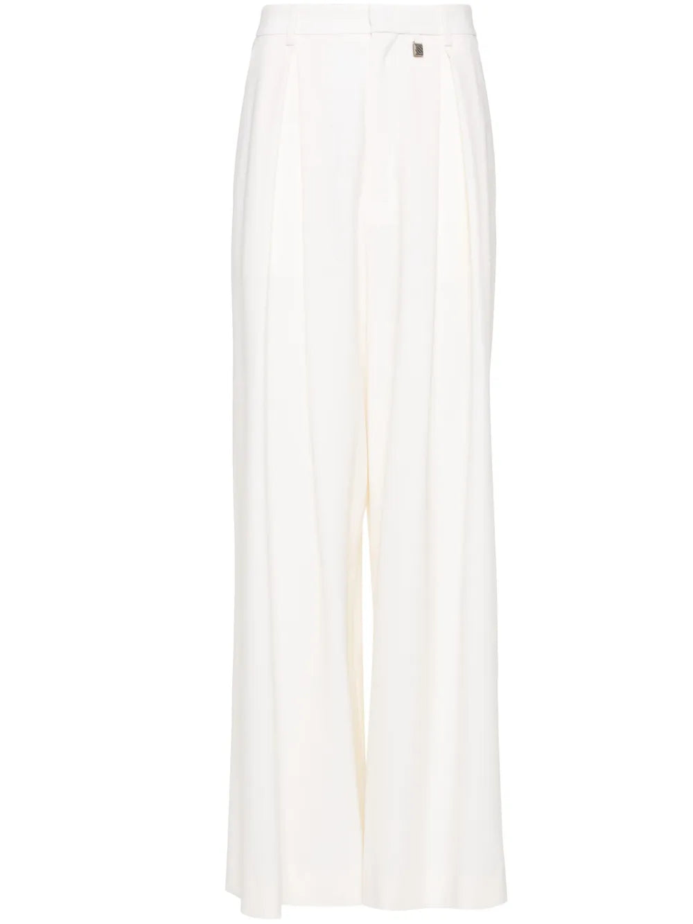 Wool Flared Trousers