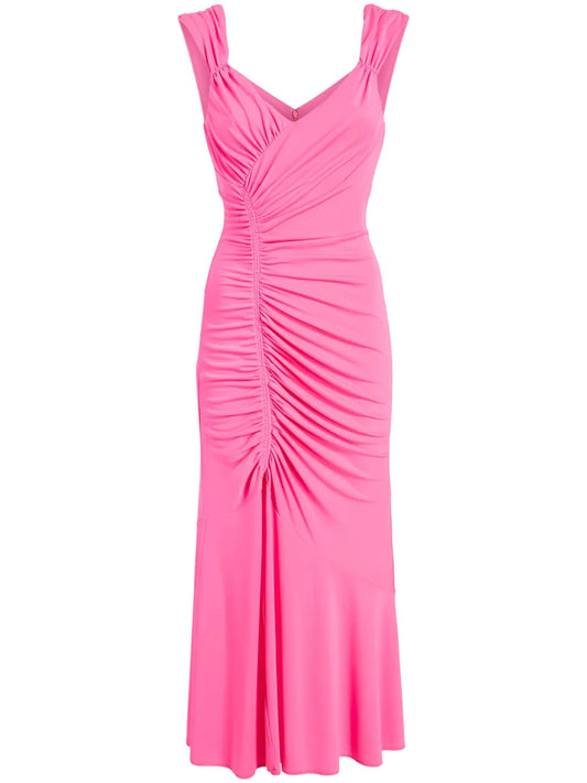 Juliete Gathered Midi Dress
